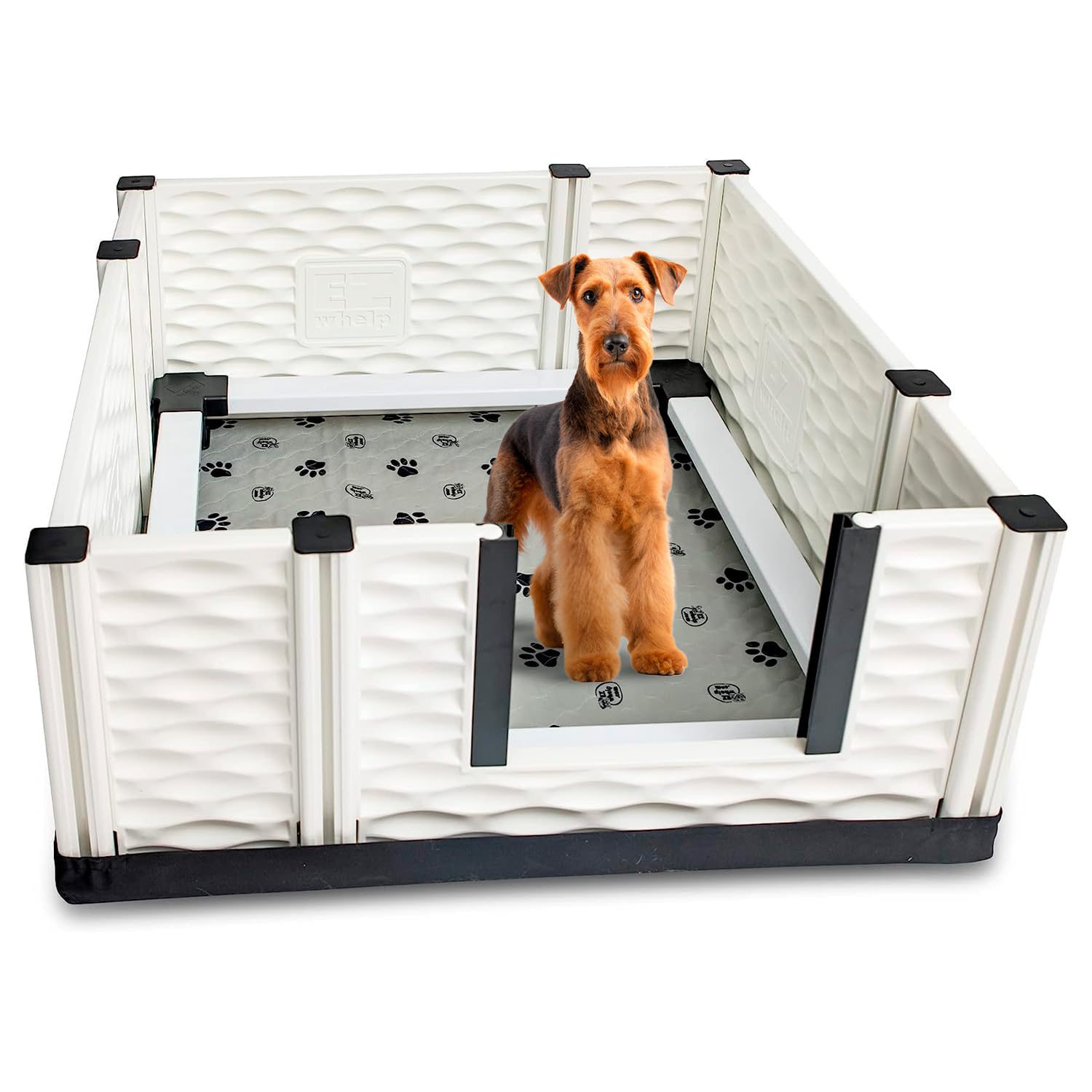 EZwhelp Dog Whelping Box - Indoor Dog Playpen, 38